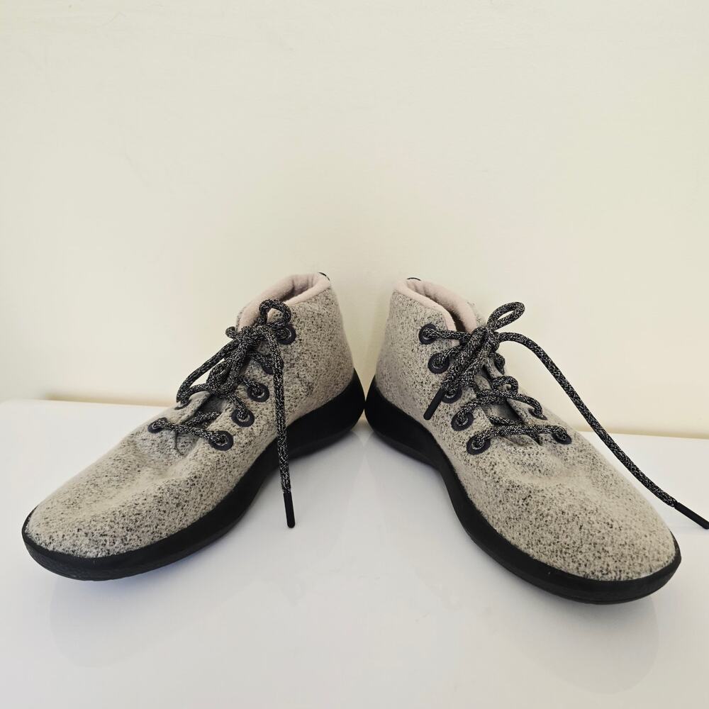 Allbirds Wool Runner-up Mizzles High tops Heathered Gray Women's Size 9 - Picture 7 of 10